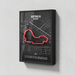 Formulový plagát 3D okruh VC Austrálie